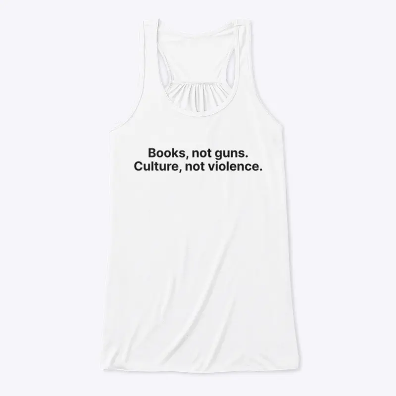 Books, not guns